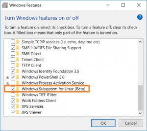Habilitar WSL en Windows 10
