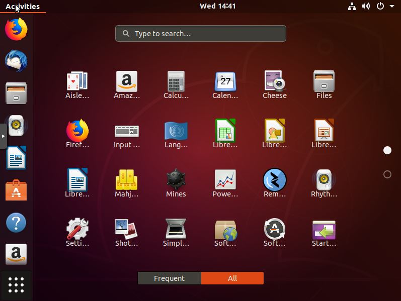 GNOME Ubuntu 18.04 LTS