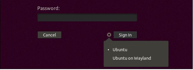 Seleccionando el tipo de escritorio en Ubuntu 18.04